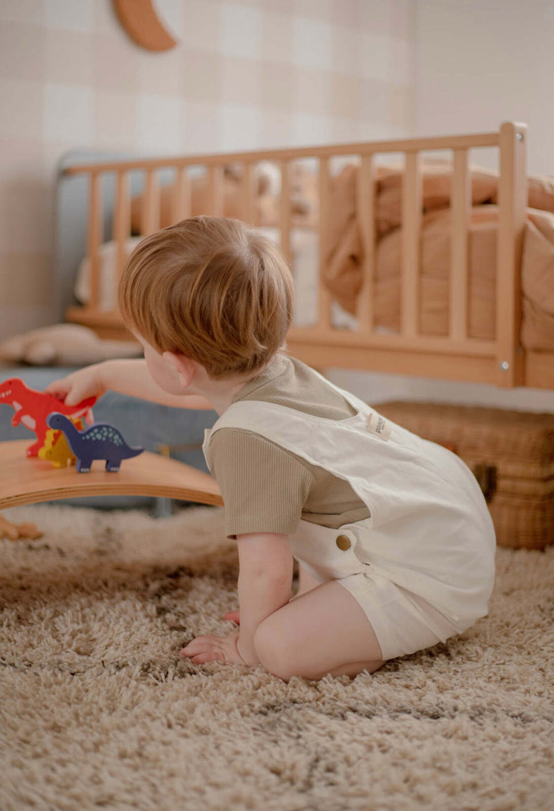 Load image into Gallery viewer, Ponchik Babies + Kids - Cotton Dungaree Overalls - Daisy-4
