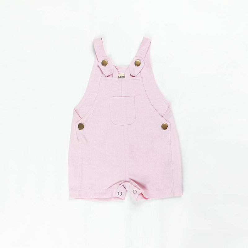Load image into Gallery viewer, Ponchik Babies + Kids - Cotton Dungaree Overalls - Lemonade-1
