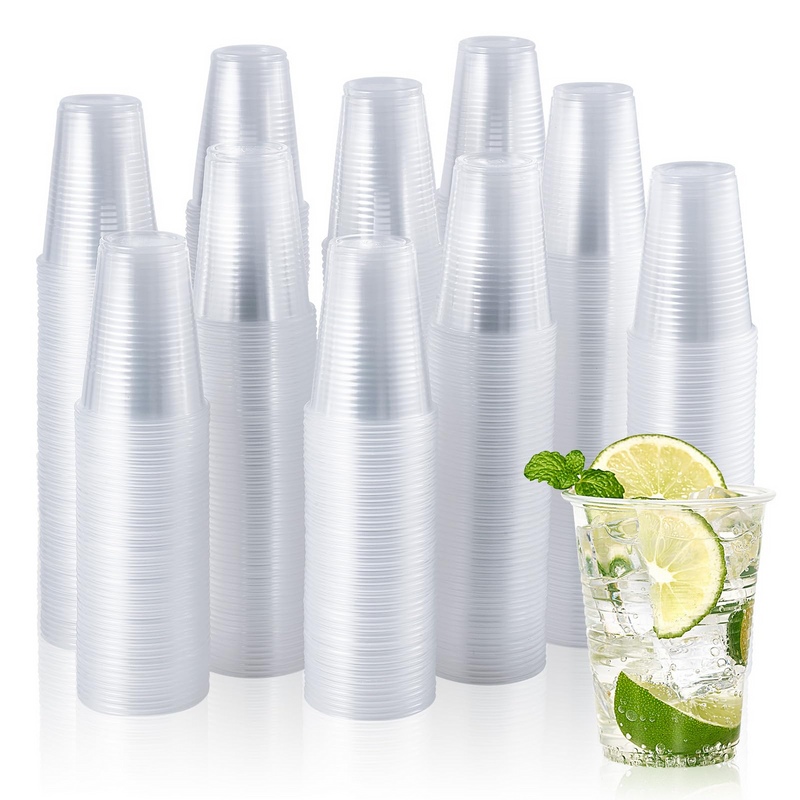 Load image into Gallery viewer, 3200x 7oz (210ml) Premium Plastic Clear Cups Extra Strong PET BPA Free-1
