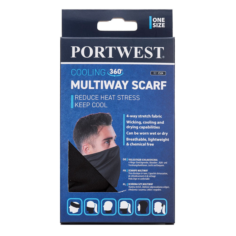 Load image into Gallery viewer, PORTWEST 360 DEGREE COOLING MULTIWAY SCARF-2
