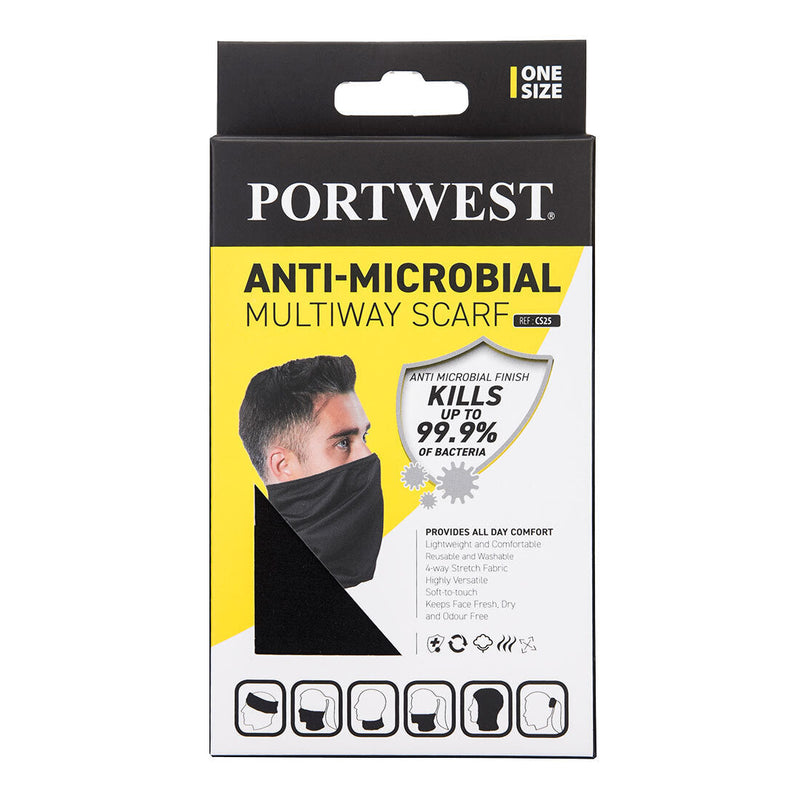 Load image into Gallery viewer, Portwest Anti-Microbial Multiway Scarf-2
