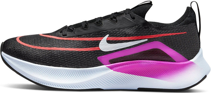 Nike Mens Zoom Fly 4 Running Athletic Shoes Sneakers - Black Hyper Violet-0