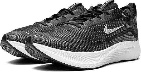 Nike Womens Zoom Fly 4 Running Shoes Sneakers - Black/White-Off Noir-Anthracite-0