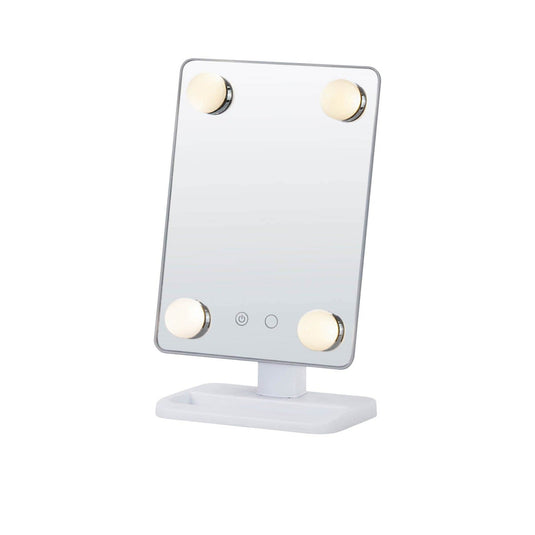 Clevinger Bel Air Rectangular Vanity Mirror with Led Lights White-0