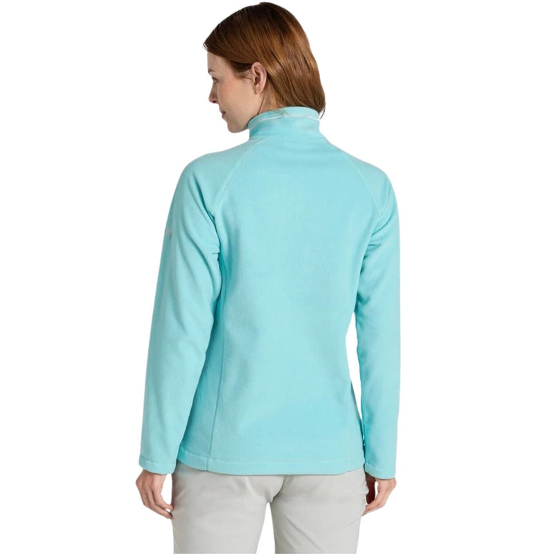 Load image into Gallery viewer, Craghoppers Womens Miska VI Lightweight Recycled Microfleece Half Zip Fleece Top in Aqua Blue-4
