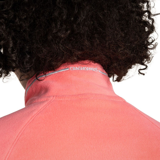 Craghoppers Miska VI Women's Recycled Half Zip Fleece Pullover – Coral Reef