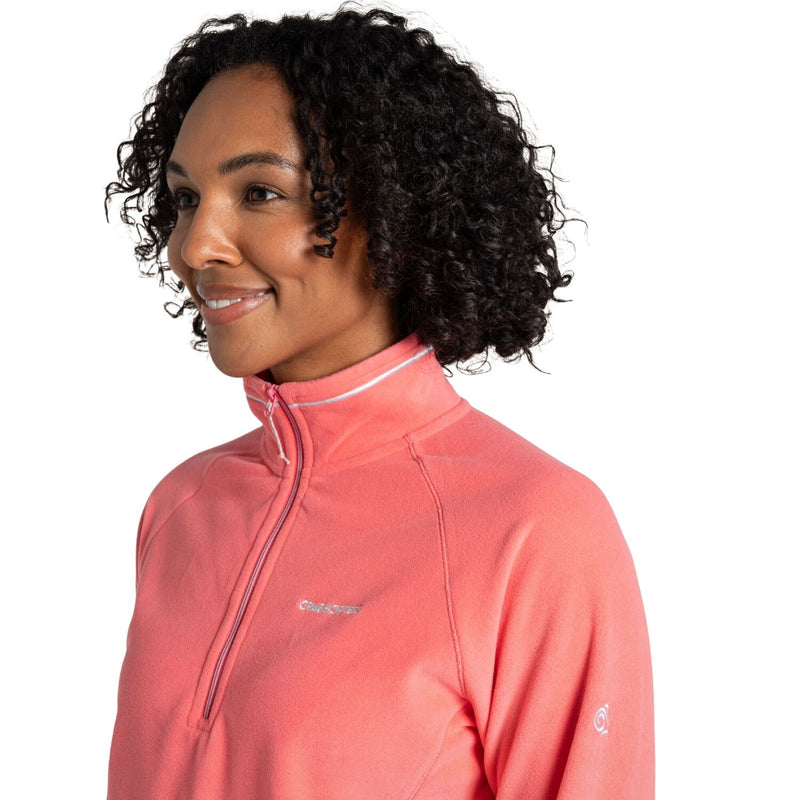 Load image into Gallery viewer, Craghoppers Miska VI Women's Recycled Half Zip Fleece Pullover – Coral Reef
