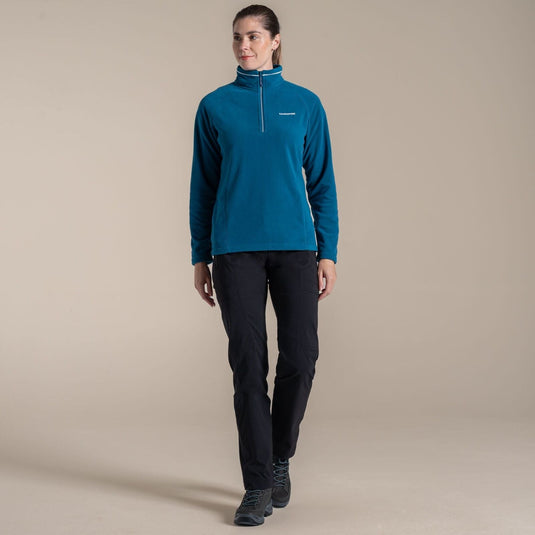 Craghoppers Miska VI Womens Half Zip Fleece Pullover in Porcelain Blue-4