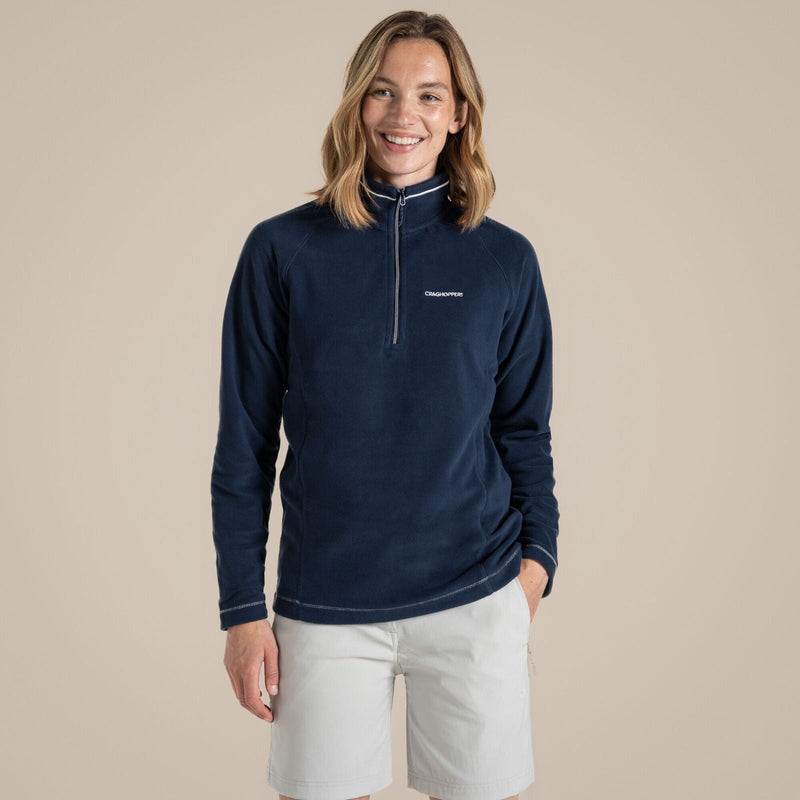 Load image into Gallery viewer, Craghoppers Miska VI Womens Half Zip Fleece Pullover in Blue Navy-9
