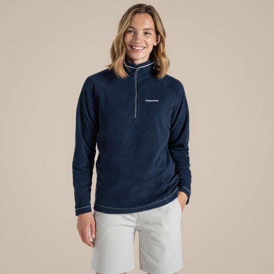 Craghoppers Miska VI Womens Half Zip Fleece Pullover in Blue Navy-9