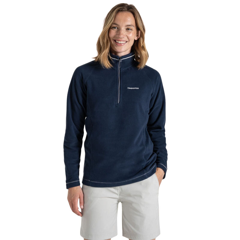 Load image into Gallery viewer, Craghoppers Miska VI Womens Half Zip Fleece Pullover in Blue Navy-0
