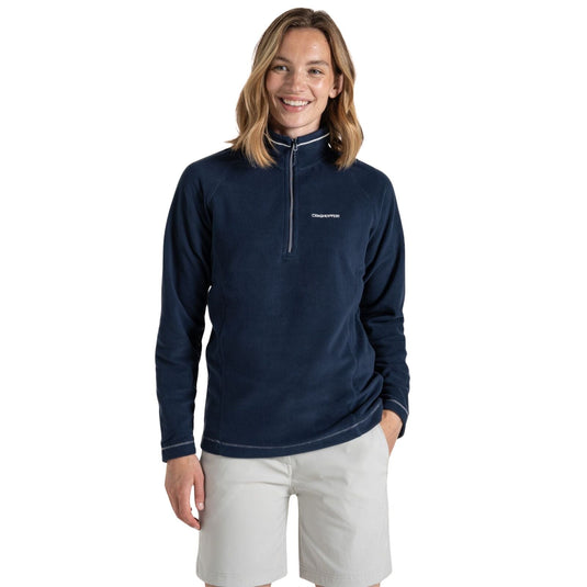 Craghoppers Miska VI Womens Half Zip Fleece Pullover in Blue Navy-0