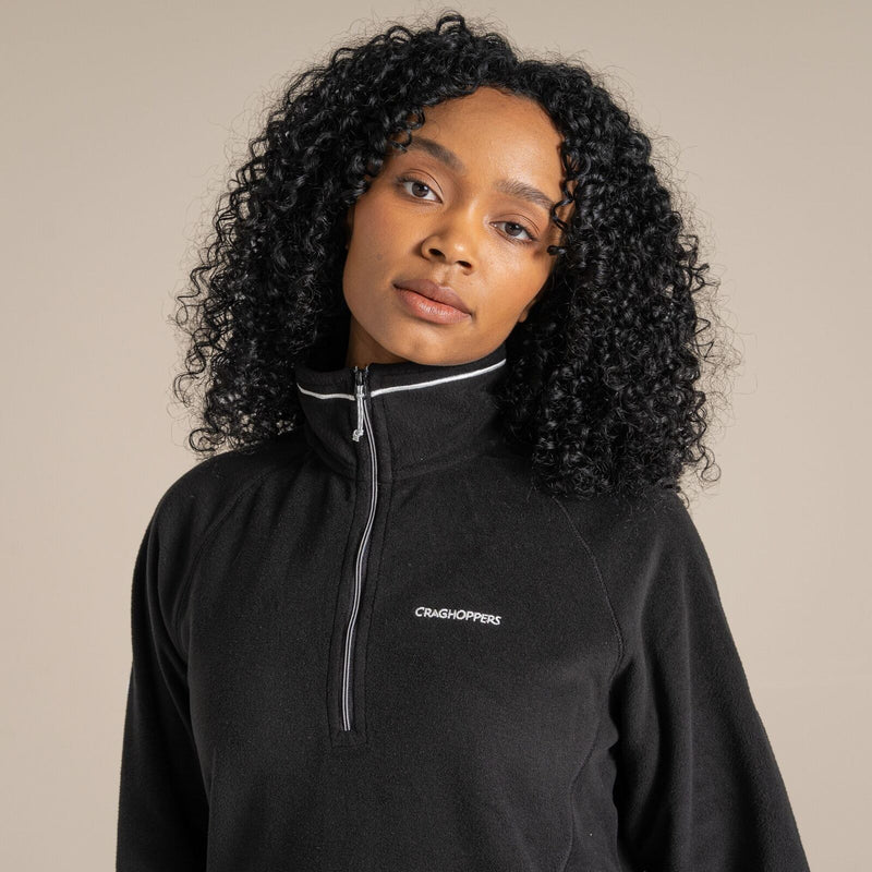 Load image into Gallery viewer, Craghoppers Miska VI Women's Half Zip Fleece Pullover – Black
