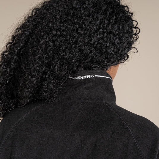 Craghoppers Miska VI Women's Half Zip Fleece Pullover – Black