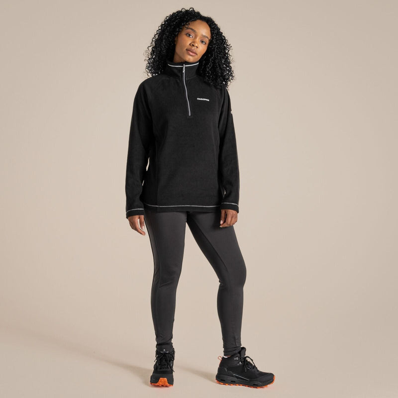 Load image into Gallery viewer, Craghoppers Miska VI Women's Half Zip Fleece Pullover – Black
