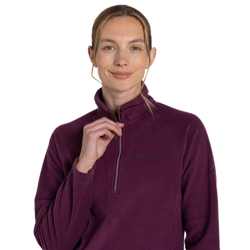 Load image into Gallery viewer, Craghoppers Miska VI Women's Half Zip Fleece Top – Beet
