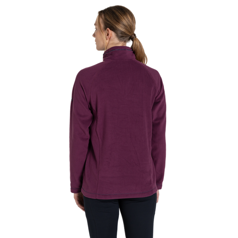 Load image into Gallery viewer, Craghoppers Womens Miska VI Lightweight Warm Microfleece Half Zip Fleece Top in Beet-4
