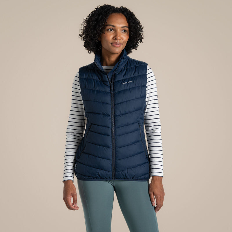 Load image into Gallery viewer, Craghoppers Compresslite IX Womens Gilet ThermoPro Packable Vest in Blue Navy-5
