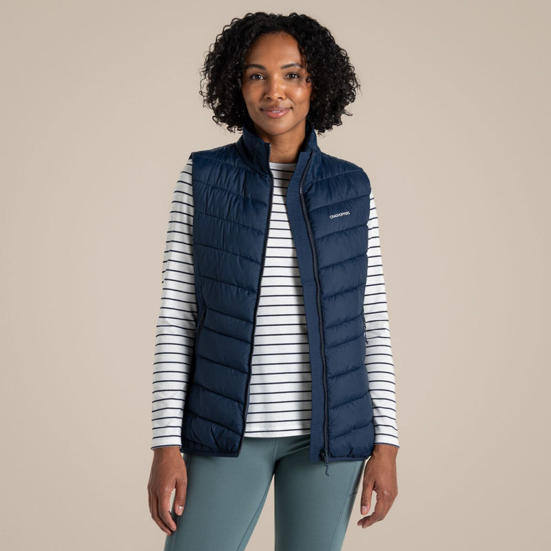 Load image into Gallery viewer, Craghoppers Compresslite IX Womens Gilet ThermoPro Packable Vest in Blue Navy-3

