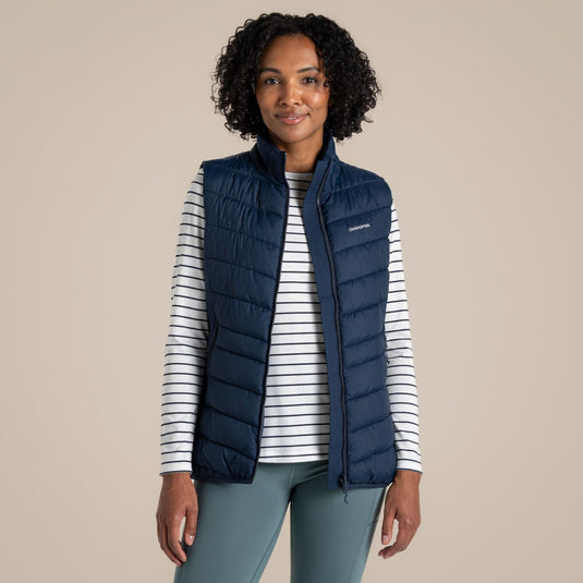 Craghoppers Compresslite IX Womens Gilet ThermoPro Packable Vest in Blue Navy-3