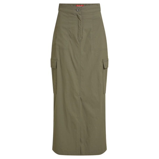 Craghoppers NosiLife Pro Womens Midi Skirt Insect Repellent UPF50+ in Wild Olive-0
