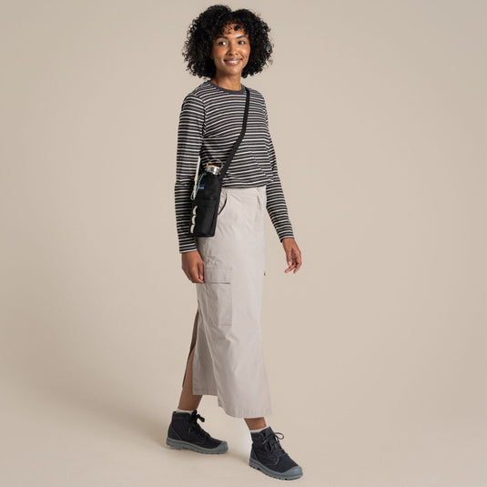Craghoppers NosiLife Pro Womens Midi Skirt UPF50+ in Soft Mushroom-6
