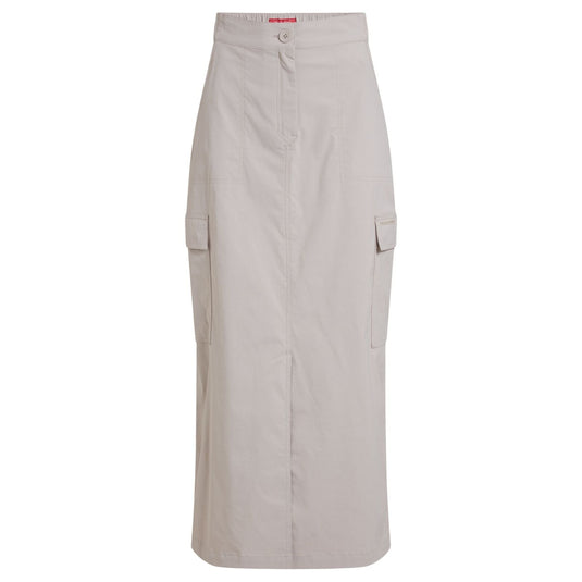 Craghoppers NosiLife Pro Womens Midi Skirt UPF50+ in Soft Mushroom-0