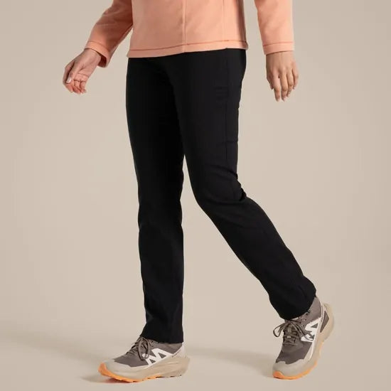 Load image into Gallery viewer, Craghoppers Womens Kiwi Pro II UPF 50+ Water Repellent Stretch Hiking Trousers in Black-5

