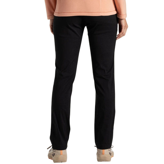 Craghoppers Womens Kiwi Pro II UPF 50+ Water Repellent Stretch Hiking Trousers in Black-4