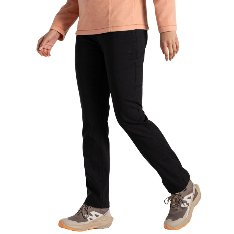 Load image into Gallery viewer, Craghoppers Womens Kiwi Pro II UPF 50+ Water Repellent Stretch Hiking Trousers in Black-3
