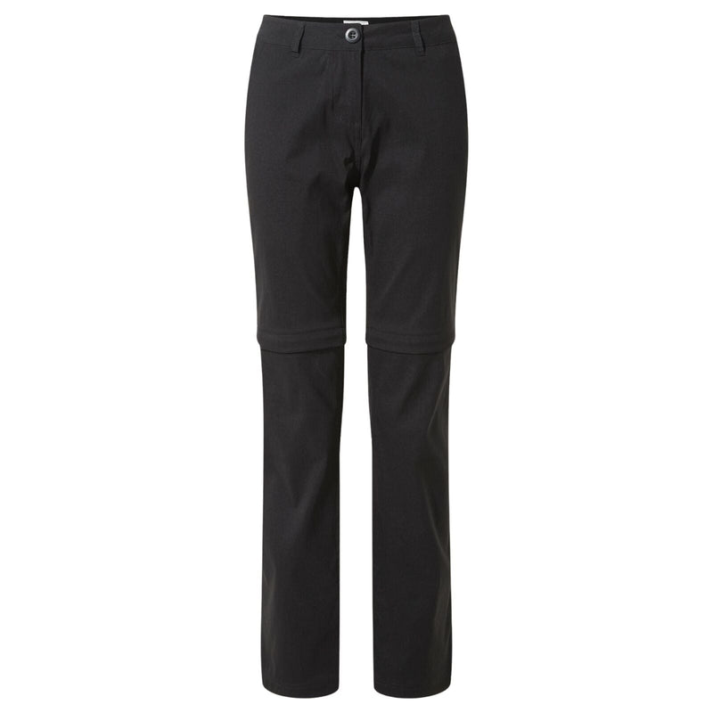 Load image into Gallery viewer, Craghoppers Kiwi Pro II Womens Convertible Trousers (REGULAR) in Black-1
