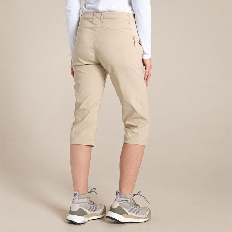 Load image into Gallery viewer, Craghoppers Women's Kiwi Pro Crop Trousers – Desert Sand
