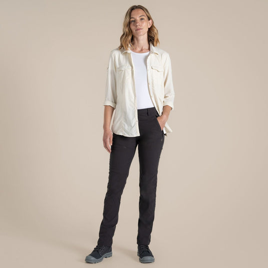Craghoppers NosiLife Pro III Womens Trousers (REGULAR) in Charcoal-4