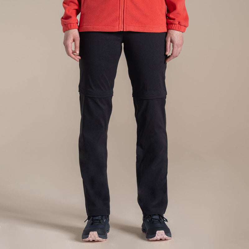Load image into Gallery viewer, Craghoppers Kiwi Pro III Women's Convertible Trousers – Black | Regular
