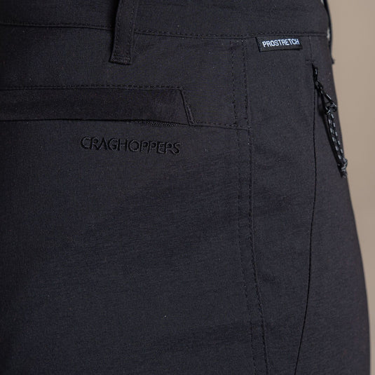 Craghoppers Kiwi Pro III Women's Convertible Trousers – Black | Regular