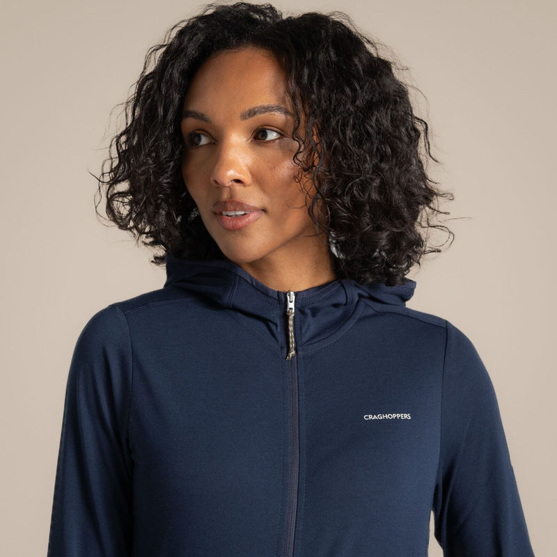 Load image into Gallery viewer, Craghoppers NosiLife Afia Hooded Jacket | Blue Navy
