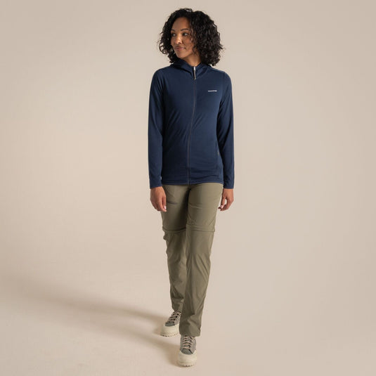 Craghoppers NosiLife Afia Hooded Slim Fit Jacket in Blue Navy-3