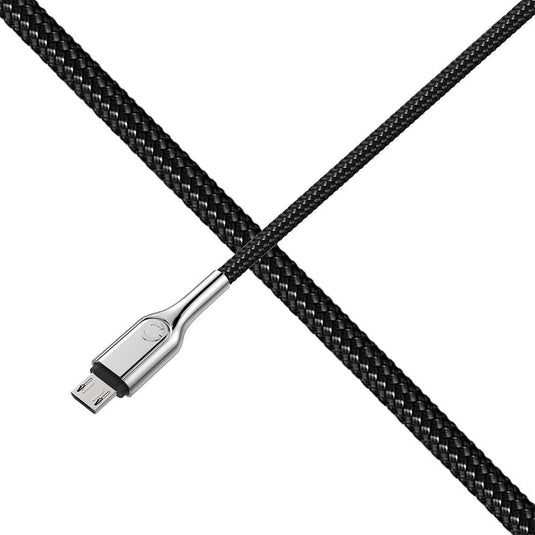 Cygnett 3-Metre Armoured Micro to USB-A Cable in Black-4
