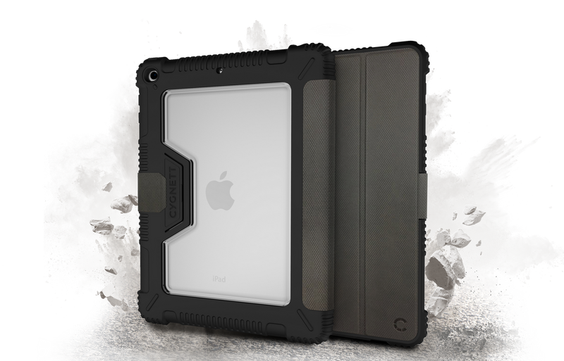 Load image into Gallery viewer, Cygnett WorkMate Rugged Heavy Duty Protective Case for Apple iPad 10.2 Case - Black/Charcoal-2

