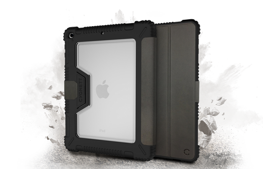 Cygnett WorkMate Rugged Heavy Duty Protective Case for Apple iPad 10.2 Case - Black/Charcoal-2