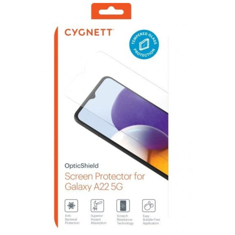Load image into Gallery viewer, Cygnett OpticShield  Antibacterial Screen Protector for Samsung Galaxy A22 5G-2
