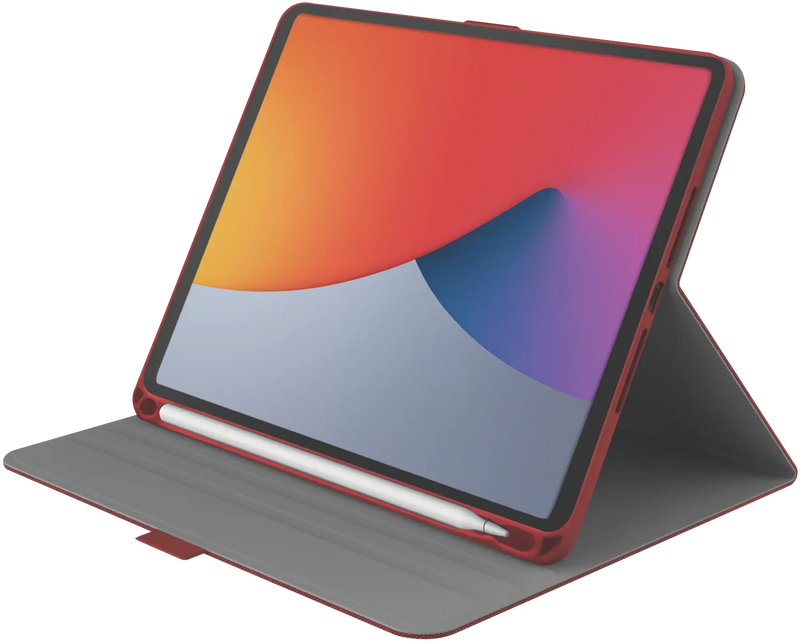 Load image into Gallery viewer, Cygnett TekView Case iPad Mini 6 Folio Stand 360° Protection Pencil Holder in Red-0
