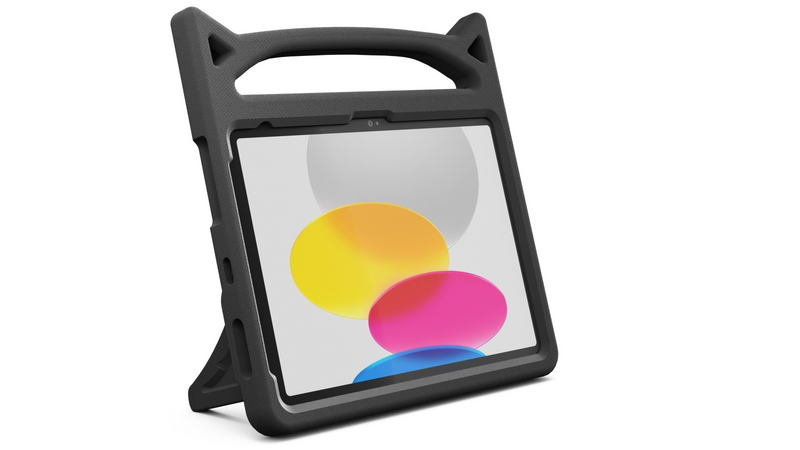 Load image into Gallery viewer, Cygnett Let's Go Benjamin Bat for iPad 10th Generation Kids Case - Black-0
