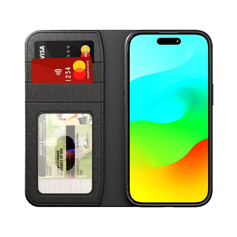 Load image into Gallery viewer, Cygnett UrbanWallet Wallet Phone Case For iPhone 15 Plus - Black-2
