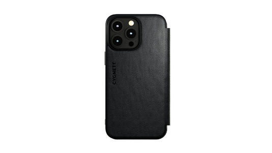 Cygnett MagSafe Leather Wallet Case for iPhone 15 Pro Max Cover in Black