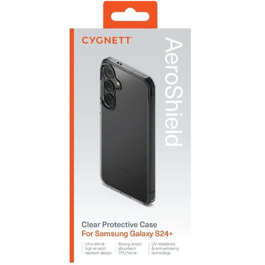 Cygnett AeroShield Slim Protective Phone Case for Samsung Galaxy S24+ - Clear-3