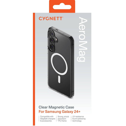 Cygnett AeroMag Magnetic Phone Case For Samsung Galaxy S24+ Plus - Clear-4
