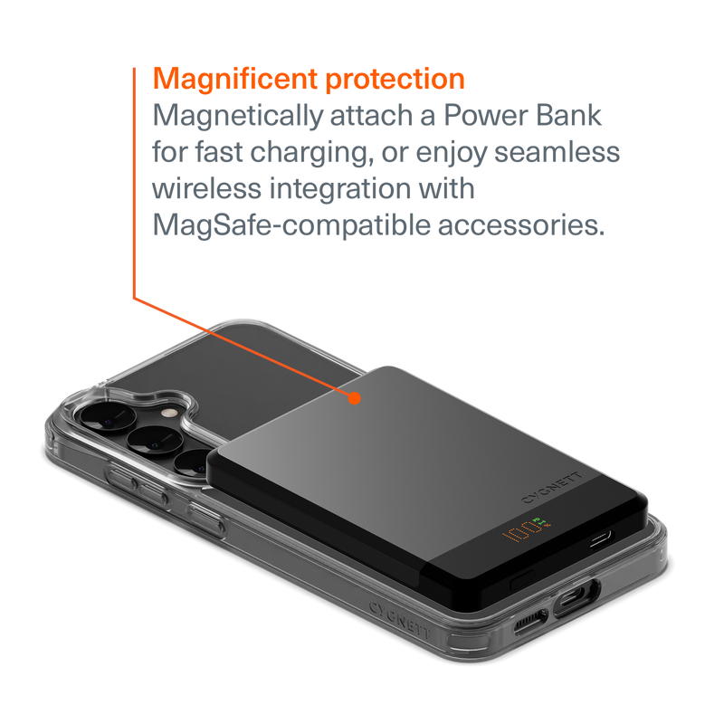 Load image into Gallery viewer, Cygnett EcoMag Magnetic Mobile Phone Case for Samsung Galaxy S25+ in Clear-2
