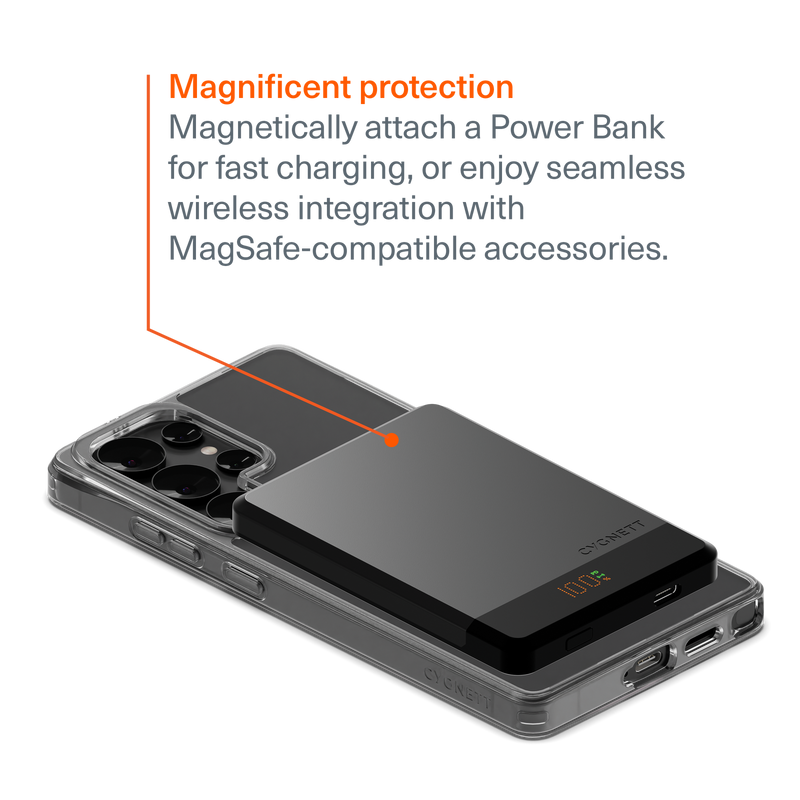 Load image into Gallery viewer, Cygnett EcoMag Mobile Phone Case for Samsung Galaxy S25 Ultra in Clear-3
