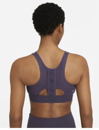 Load image into Gallery viewer, Nike Womens Swoosh UltraBreathe Medium Support Sports Bra - Purple-3
